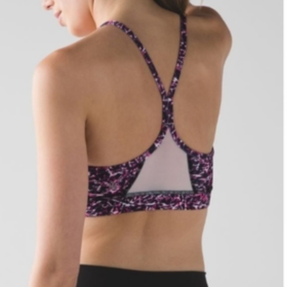 LULULEMON Multi Color Flow Y Bra IV Sz 6 - Picture 2 of 10